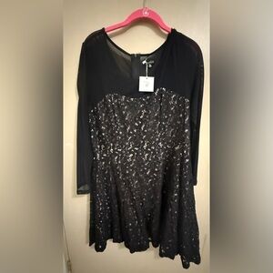 Black cocktail dress  XXL NWT
